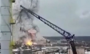 Rusya'da kimyasal fabrikada yangın