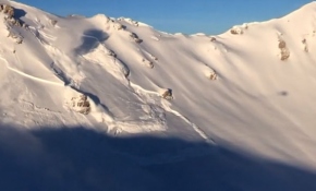 İsviçre Alpleri'nde yapay çığ serileri oluşturuldu