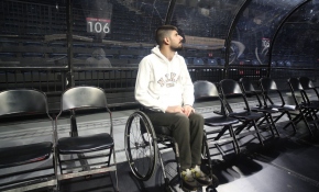 Basketbolcu Muhammed Furkan Uçaş, engeli aşka dönüştürdü