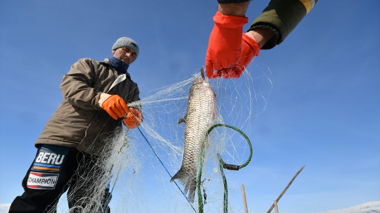 "Eksi 20-25 derecede burada buzu kırıyoruz."