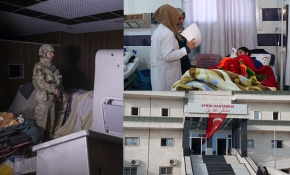 Terörden arındırılan Afrin'de hastaneler şifa dağıtıyor