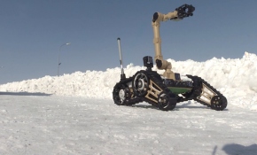 Yerli bomba imha robotu "Zafer" görev başında