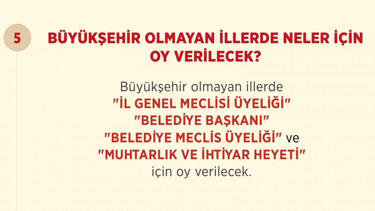 11 soruda yerel seçim