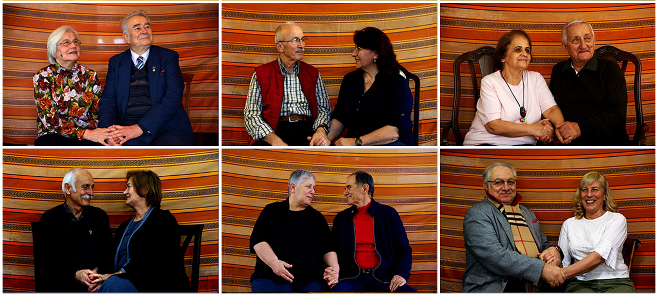 İlk günkü heyecanla eşlerinin elini tutan, "iyi günde, kötü günde, hastalıkta ve sağlıkta" sözüne sadık kalan çiftler, mutlu ve huzurlu evlilikleriyle örnek oluyor.