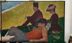 Balonlu naylonla sıra dışı sanat