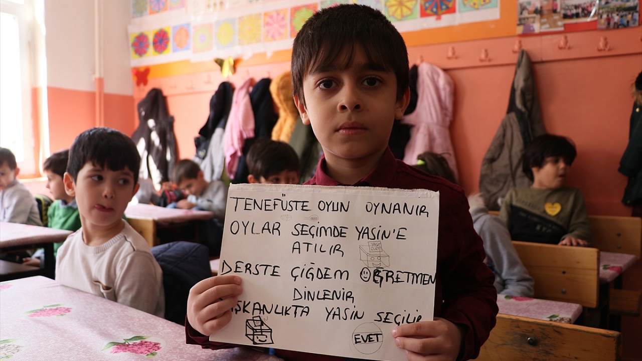 "Çocuklarımız da bir hafta boyunca kendilerini tanıttılar."