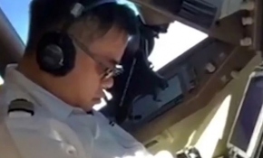 Pilot uçuş sırasında uyudu, yardımcısı video çekti