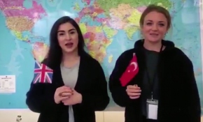 9 ülkenin gençlerinden Cumhurbaşkanı Erdoğan'a doğum günü kutlaması