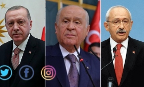 Liderlerin seçim öncesi sosyal medya yarışı hızlandı