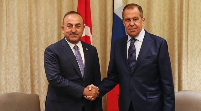 Dışişleri Bakanı Çavuşoğlu, Rus mevkidaşıyla görüştü