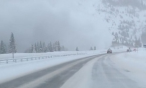 Colorado'da meydana gelen çığ araçları yuttu