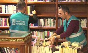 Kamu hizmetindeki yükümlüler binlerce kitabın ömrünü uzatıyor