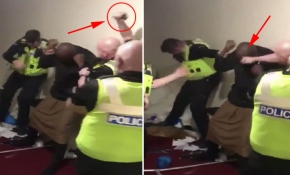 İngiltere'de siyahi gence polis şiddeti