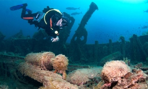 Çanakkale Boğazı'nın batık gemileri dalış turizmine kazandırılıyor