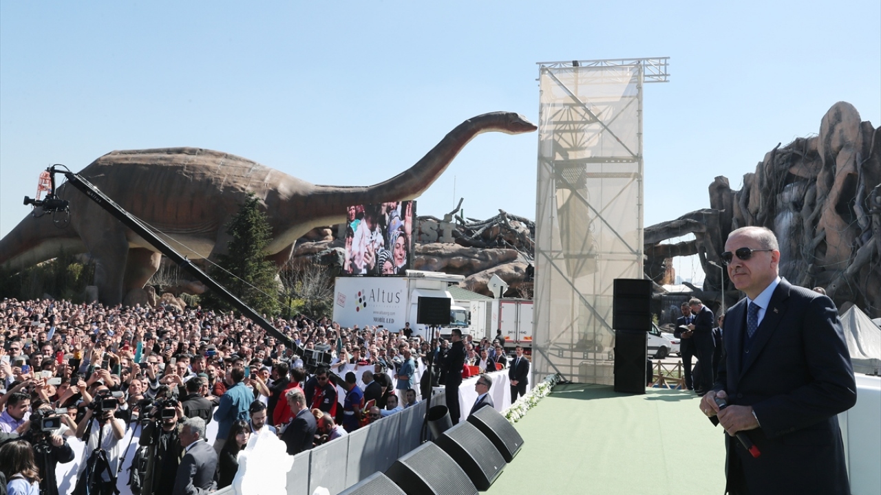 Cumhurbaşkanı Recep Tayyip Erdoğan, Ankapark (Wonderland Euroasia) Açılış Töreni`nde konuştu.
