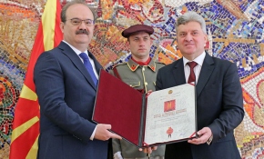 Makedonya'dan TİKA'ya liyakat nişanı