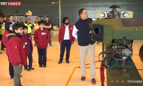 Başarılı öğrenciler Türk Havacılık ve Uzay Sanayii'ni gezdi