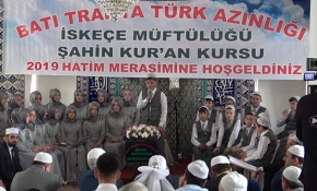 Batı Trakya'da Türk azınlığın geleneksel hatim törenleri sürüyor