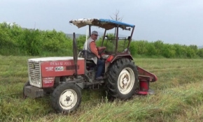 Bu traktörün direksiyonu ters yönde