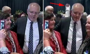 Avustralya Başbakanı Morrison'a yumurtalı saldırı