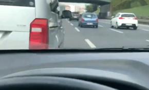 E-5 Karayolu'nda defalarca makas attı