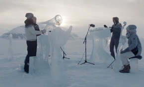 Kuzey Kutbu'nda konser zamanı