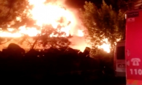 Ankara'da İvedik Organize Sanayi Bölgesi'nde yangın