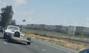 ABD’de F-16 düştü, pilot paraşütle atlayarak kurtuldu