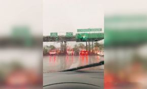 Doludan kaçan sürücüler gişelere sığındı