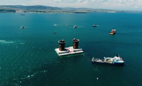 1915 Çanakkale Köprüsü'nün temelleri deniz dibine yerleştirildi