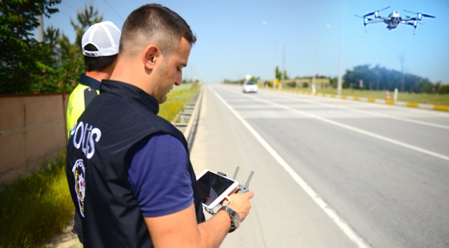 Bayram trafiği havadan da denetlenecek
