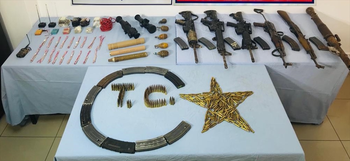 Silah ve mühimmat bulundu