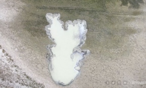 Akgöl Sazlığı’nda birer gün arayla 2 obruk oluştu