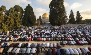 Mescid-i Aksa'da bayram namazı