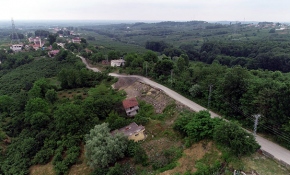 Samsun'da 'heyelan mahallesi' boşaltıldı