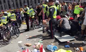 Toronto'da şampiyonluk kutlamalarında silah sesleri