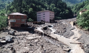Araklı'daki sel felaketinin yeni görüntüleri ortaya çıktı