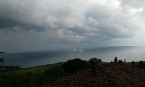 Şile açıklarında hortum oluştu