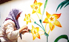 Resimleriyle köyüne turist çekiyor