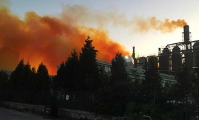 Kütahya'da azot fabrikasında patlama