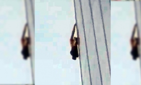 Londra’nın en yüksek binasına tırmanan adam korkuttu