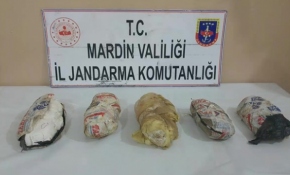 Mardin'de 7 kilogram plastik patlayıcı ele geçirildi