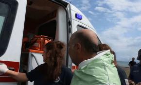 Aracın içi ıslanır diye ambulansa binmek istemedi