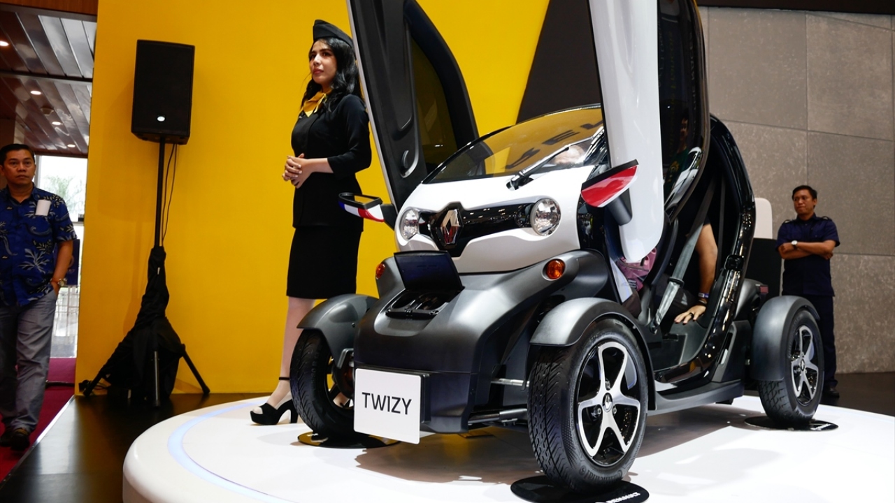 Fuarda, Renault Twizy de sergilendi. 