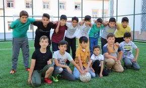 Yozgatlı miniklerin halı saha hayali gerçekleşti