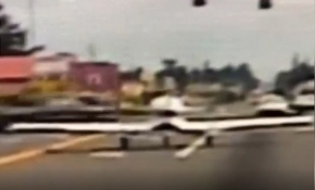 ABD’de yakıtı biten uçak otobana indi