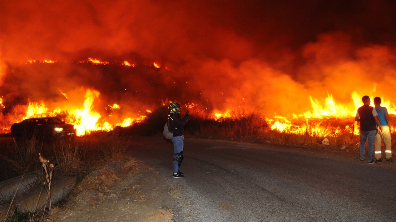 Rüzgarın etkisiyle kısa sürede yayılan alevlere ilk müdahaleyi Manavgat ve Taşağıl Orman İşletme Müdürlüklerinin arozözleri ile çok sayıda orman işçisi yaptı.
