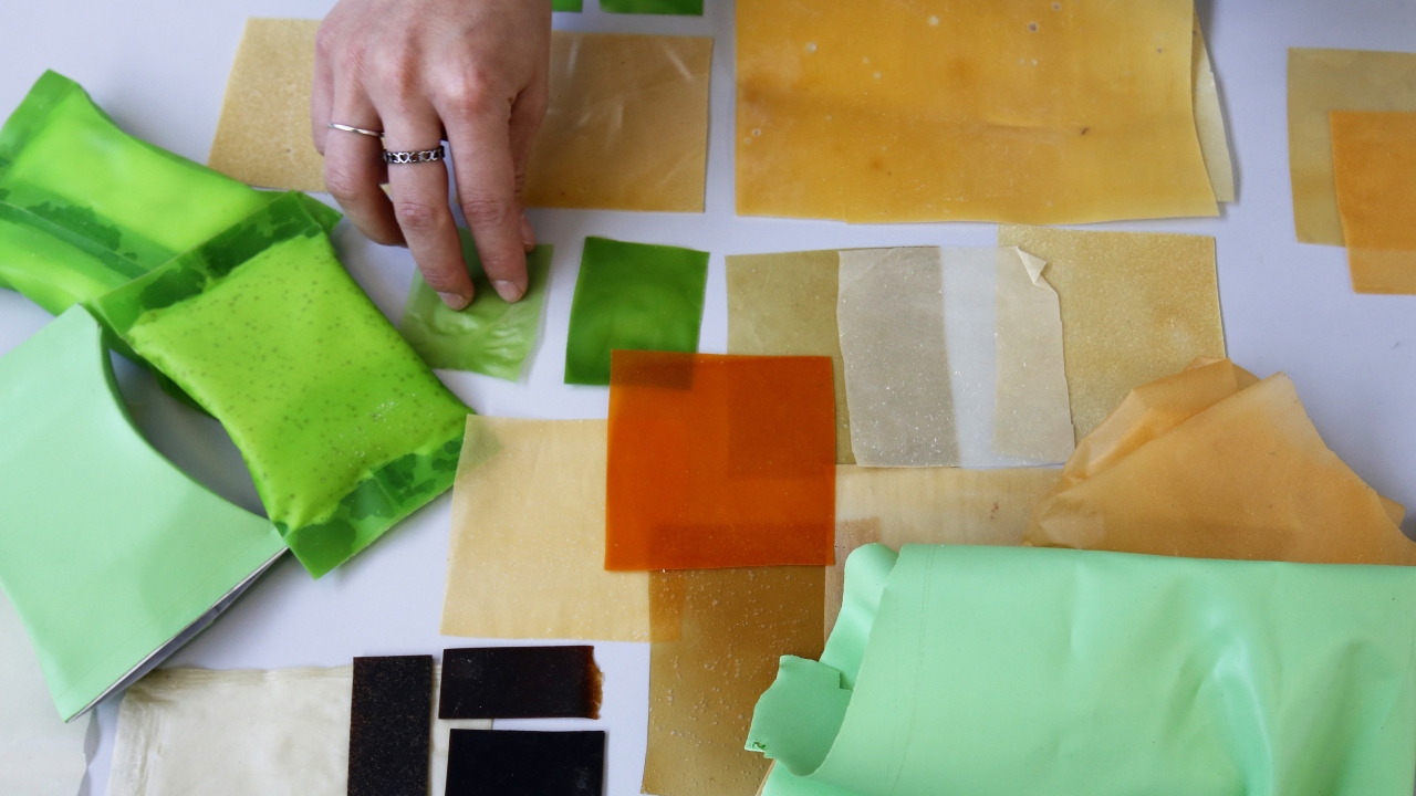 Kaktüsleri toksik olmayan katkı maddeleri ile birleştirip farklı türde ambalaj malzemeleri ortaya çıkardı.