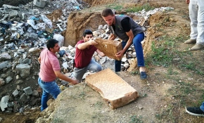 Molozların arasında tarih bulundu