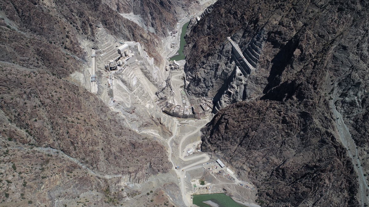 Artvin`de, Yusufeli Barajı ve HES`in inşasına 21 Aralık 2012`de başlandı.